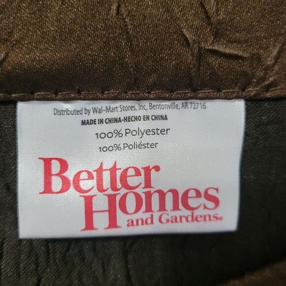 Better Homes and Gardens Chocolate Brown Solid Drapes with Grommets - Picture 3 of 6